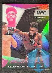 2021 Panini UFC Chronicles Aljamain Sterling  #113 Black Pink Parallel